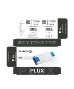 GLOBOSTAR® PLUX GLB-107-0012 Τροφοδοτικό/Μετασχηματιστής Class II SELV 12W 0.5A AC 220-240V σε DC 24V IP20 – Λευκό Ματ – Μ9.9 x Π4.6 x Υ1.1cm – 3 Χρόνια Εγγύηση