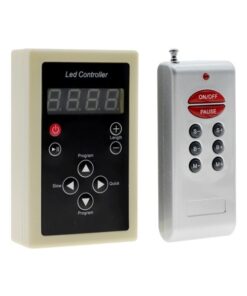 Ασύρματος LED Digital RGB Controller με Χειριστήριο RF για LED Digital RGB Προϊόντα 5v - 12v - 24v 1024 IC - 2048 IC GloboStar 04036