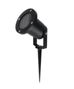 kelvo® GARDELINI KLV-101-0001 Φωτιστικό Σποτ Κήπου για Φυτά & Δέντρα με Καρφωτή Βάση για Λάμπα MR16 με Ντουί GU10 AC 220-240V Αδιάβροχο IP65 – Μαύρο Ματ – Μ10 x Π10 x Υ30cm