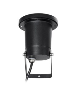 kelvo® GARDELINI KLV-101-0001-V2 Φωτιστικό Σποτ Τοίχου με Βάση για Λάμπα MR16 με Ντουί GU10 AC 220-240V Αδιάβροχο IP65 – Μαύρο Ματ – Μ10 x Π10 x Υ30cm