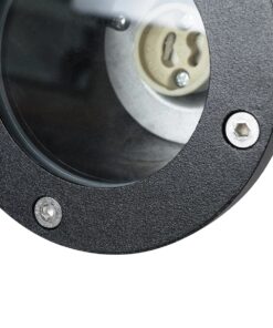 kelvo® GARDELINI KLV-101-0001-V2 Φωτιστικό Σποτ Τοίχου με Βάση για Λάμπα MR16 με Ντουί GU10 AC 220-240V Αδιάβροχο IP65 – Μαύρο Ματ – Μ10 x Π10 x Υ30cm