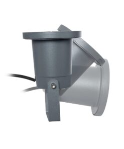 kelvo® GARDELINI KLV-101-0002-V2 Φωτιστικό Σποτ Τοίχου με Βάση για Λάμπα MR16 με Ντουί GU10 AC 220-240V Αδιάβροχο IP65 – Γκρι Ανθρακί Ματ – Μ10 x Π10 x Υ30cm