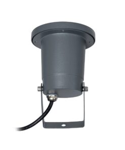 kelvo® GARDELINI KLV-101-0002-V2 Φωτιστικό Σποτ Τοίχου με Βάση για Λάμπα MR16 με Ντουί GU10 AC 220-240V Αδιάβροχο IP65 – Γκρι Ανθρακί Ματ – Μ10 x Π10 x Υ30cm