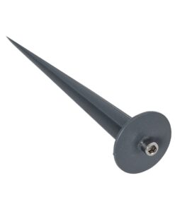 kelvo® GARDELINI KLV-101-0002-V2 Φωτιστικό Σποτ Τοίχου με Βάση για Λάμπα MR16 με Ντουί GU10 AC 220-240V Αδιάβροχο IP65 – Γκρι Ανθρακί Ματ – Μ10 x Π10 x Υ30cm
