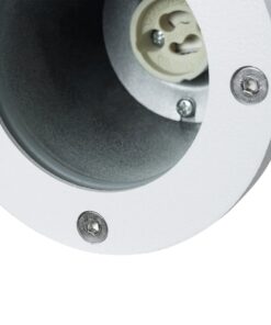 kelvo® GARDELINI KLV-101-0003-V2 Φωτιστικό Σποτ Τοίχου με Βάση για Λάμπα MR16 με Ντουί GU10 AC 220-240V Αδιάβροχο IP65 – Λευκό Ματ – Μ10 x Π10 x Υ30cm