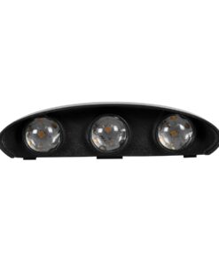 kelvo® SIXOAD KLV-101-0006 Φωτιστικό Τοίχου / Απλίκα LED 18W 1800lm 30° AC 220-240V Αδιάβροχο IP65 Θερμό Λευκό 2700K – CREE XPE Chip & TÜV SÜD Driver – Μαύρο Ματ – Μ17 x Π4 x Υ8cm – 5 Χρόνια Εγγύηση