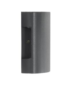 kelvo® SIXOAD KLV-101-0007 Φωτιστικό Τοίχου / Απλίκα LED 18W 1800lm 30° AC 220-240V Αδιάβροχο IP65 Θερμό Λευκό 2700K – CREE XPE Chip & TÜV SÜD Driver – Γκρι Ανθρακί Ματ – Μ17 x Π4 x Υ8cm – 5 Χρόνια Εγγύηση