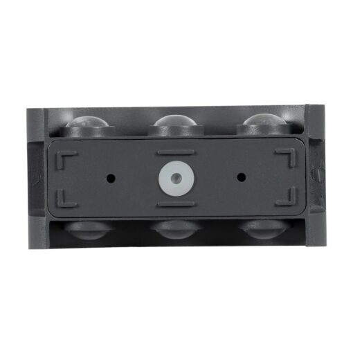 kelvo® SIXOAD KLV-101-0007 Φωτιστικό Τοίχου / Απλίκα LED 18W 1800lm 30° AC 220-240V Αδιάβροχο IP65 Θερμό Λευκό 2700K – CREE XPE Chip & TÜV SÜD Driver – Γκρι Ανθρακί Ματ – Μ17 x Π4 x Υ8cm – 5 Χρόνια Εγγύηση