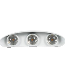kelvo® SIXOAD KLV-101-0008 Φωτιστικό Τοίχου / Απλίκα LED 18W 1800lm 30° AC 220-240V Αδιάβροχο IP65 Θερμό Λευκό 2700K – CREE XPE Chip & TÜV SÜD Driver – Λευκό Ματ – Μ17 x Π4 x Υ8cm – 5 Χρόνια Εγγύηση