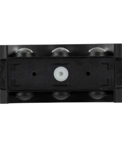 kelvo® SIXOAD KLV-101-0009 Φωτιστικό Τοίχου / Απλίκα LED 18W 1980lm 30° AC 220-240V Αδιάβροχο IP65 Φυσικό Λευκό 4500K – CREE XPE Chip & TÜV SÜD Driver – Μαύρο Ματ – Μ17 x Π4 x Υ8cm – 5 Χρόνια Εγγύηση