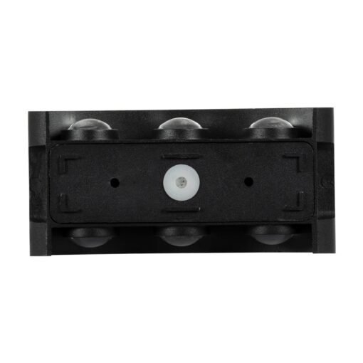 kelvo® SIXOAD KLV-101-0009 Φωτιστικό Τοίχου / Απλίκα LED 18W 1980lm 30° AC 220-240V Αδιάβροχο IP65 Φυσικό Λευκό 4500K – CREE XPE Chip & TÜV SÜD Driver – Μαύρο Ματ – Μ17 x Π4 x Υ8cm – 5 Χρόνια Εγγύηση