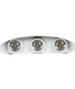 kelvo® SIXOAD KLV-101-0011 Φωτιστικό Τοίχου / Απλίκα LED 18W 1980lm 30° AC 220-240V Αδιάβροχο IP65 Φυσικό Λευκό 4500K – CREE XPE Chip & TÜV SÜD Driver – Λευκό Ματ – Μ17 x Π4 x Υ8cm – 5 Χρόνια Εγγύηση