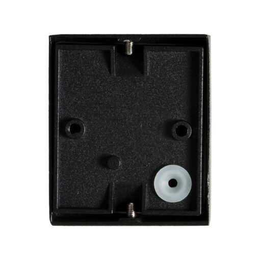 kelvo® MURANO KLV-101-0012 Φωτιστικό Τοίχου / Απλίκα για Λάμπα MR16 με Ντουί GU10 AC 220-240V Αδιάβροχο IP65 – Μαύρο Ματ – Μ8 x Π8 x Υ7cm