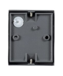 kelvo® MURANO KLV-101-0013 Φωτιστικό Τοίχου / Απλίκα για Λάμπα MR16 με Ντουί GU10 AC 220-240V Αδιάβροχο IP65 – Γκρι Ανθρακί Ματ – Μ8 x Π8 x Υ7cm