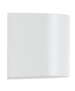 kelvo® MURANO KLV-101-0014 Φωτιστικό Τοίχου / Απλίκα για Λάμπα MR16 με Ντουί GU10 AC 220-240V Αδιάβροχο IP65 – Λευκό Ματ – Μ8 x Π8 x Υ7cm