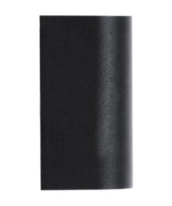 kelvo® MURANO KLV-101-0015 Φωτιστικό Τοίχου / Απλίκα για 2 Λάμπες MR16 με Ντουί GU10 AC 220-240V Αδιάβροχο IP65 – Μαύρο Ματ – Μ8 x Π8 x Υ15cm