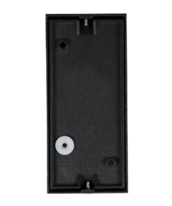 kelvo® MURANO KLV-101-0015 Φωτιστικό Τοίχου / Απλίκα για 2 Λάμπες MR16 με Ντουί GU10 AC 220-240V Αδιάβροχο IP65 – Μαύρο Ματ – Μ8 x Π8 x Υ15cm
