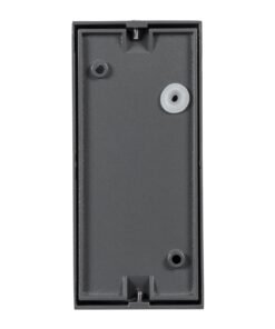 kelvo® MURANO KLV-101-0016 Φωτιστικό Τοίχου / Απλίκα για 2 Λάμπες MR16 με Ντουί GU10 AC 220-240V Αδιάβροχο IP65 – Γκρι Ανθρακί Ματ – Μ8 x Π8 x Υ15cm