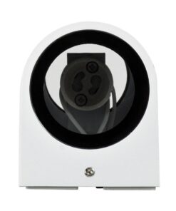 kelvo® MURANO KLV-101-0017 Φωτιστικό Τοίχου / Απλίκα για 2 Λάμπες MR16 με Ντουί GU10 AC 220-240V Αδιάβροχο IP65 – Λευκό Ματ – Μ8 x Π8 x Υ15cm