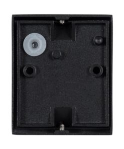 kelvo® BURANO KLV-101-0018 Φωτιστικό Τοίχου / Απλίκα για Λάμπα MR16 με Ντουί GU10 AC 220-240V Αδιάβροχο IP65 – Μαύρο Ματ – Μ8 x Π8 x Υ7cm