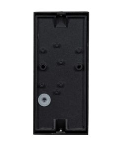 kelvo® BURANO KLV-101-0021 Φωτιστικό Τοίχου / Απλίκα για 2 Λάμπες MR16 με Ντουί GU10 AC 220-240V Αδιάβροχο IP65 – Μαύρο Ματ – Μ8 x Π8 x Υ15cm