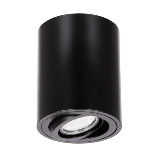 kelvo® AKIRA KLV-101-0024 Κινούμενο Φωτιστικό Downlight Σποτ για Λάμπα MR16 με Ντουί GU10 AC 220-240V IP20 – Μαύρο Ματ – Μ8 x Π8 x Υ10cm