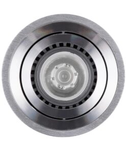 kelvo® AKIRA KLV-101-0026 Κινούμενο Φωτιστικό Downlight Σποτ για Λάμπα MR16 με Ντουί GU10 AC 220-240V IP20 – Νίκελ Βούρτσας – Μ8 x Π8 x Υ10cm