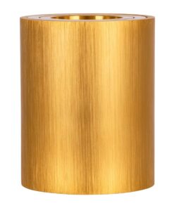 kelvo® AKIRA KLV-101-0027 Κινούμενο Φωτιστικό Downlight Σποτ για Λάμπα MR16 με Ντουί GU10 AC 220-240V IP20 – Χρυσό Βούρτσας – Μ8 x Π8 x Υ10cm