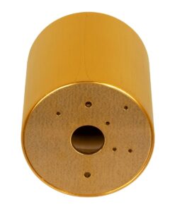 kelvo® AKIRA KLV-101-0027 Κινούμενο Φωτιστικό Downlight Σποτ για Λάμπα MR16 με Ντουί GU10 AC 220-240V IP20 – Χρυσό Βούρτσας – Μ8 x Π8 x Υ10cm