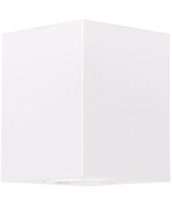 kelvo® AKIRA KLV-101-0029 Κινούμενο Φωτιστικό Downlight Σποτ για Λάμπα MR16 με Ντουί GU10 AC 220-240V IP20 – Λευκό Ματ – Μ8 x Π8 x Υ10cm