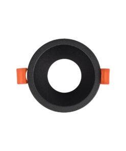 kelvo® DELTA KLV-101-0032 Χωνευτό Φωτιστικό Downlight Σποτ για Λάμπα MR16 με Ντουί GU10 AC 220-240V IP20 – Μαύρο Ματ – Μ8.5 x Π8.5 x Υ3.5cm / Q7.5cm
