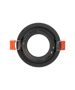 kelvo® DELTA KLV-101-0032 Χωνευτό Φωτιστικό Downlight Σποτ για Λάμπα MR16 με Ντουί GU10 AC 220-240V IP20 – Μαύρο Ματ – Μ8.5 x Π8.5 x Υ3.5cm / Q7.5cm