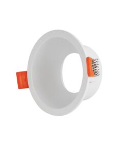 kelvo® DELTA KLV-101-0033 Χωνευτό Φωτιστικό Downlight Σποτ για Λάμπα MR16 με Ντουί GU10 AC 220-240V IP20 – Λευκό Ματ – Μ8.5 x Π8.5 x Υ3.5cm / Q7.5cm