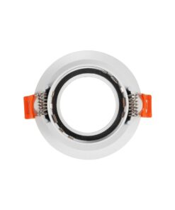 kelvo® DELTA KLV-101-0033 Χωνευτό Φωτιστικό Downlight Σποτ για Λάμπα MR16 με Ντουί GU10 AC 220-240V IP20 – Λευκό Ματ – Μ8.5 x Π8.5 x Υ3.5cm / Q7.5cm