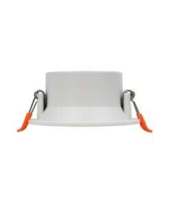 kelvo® DELTA KLV-101-0033 Χωνευτό Φωτιστικό Downlight Σποτ για Λάμπα MR16 με Ντουί GU10 AC 220-240V IP20 – Λευκό Ματ – Μ8.5 x Π8.5 x Υ3.5cm / Q7.5cm