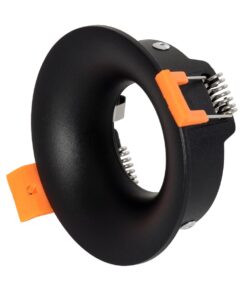 kelvo® OMICRON KLV-101-0034 Χωνευτό Φωτιστικό Downlight Σποτ για Λάμπα MR16 με Ντουί GU10 AC 220-240V IP20 – Μαύρο Ματ – Μ8.5 x Π8.5 x Υ3cm / Q7.5cm