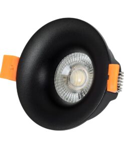 kelvo® OMICRON KLV-101-0034 Χωνευτό Φωτιστικό Downlight Σποτ για Λάμπα MR16 με Ντουί GU10 AC 220-240V IP20 – Μαύρο Ματ – Μ8.5 x Π8.5 x Υ3cm / Q7.5cm