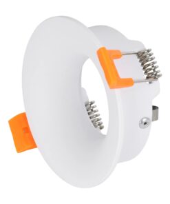kelvo® OMICRON KLV-101-0035 Χωνευτό Φωτιστικό Downlight Σποτ για Λάμπα MR16 με Ντουί GU10 AC 220-240V IP20 – Λευκό Ματ – Μ8.5 x Π8.5 x Υ3cm / Q7.5cm
