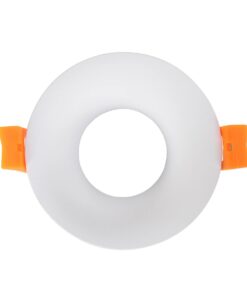kelvo® OMICRON KLV-101-0035 Χωνευτό Φωτιστικό Downlight Σποτ για Λάμπα MR16 με Ντουί GU10 AC 220-240V IP20 – Λευκό Ματ – Μ8.5 x Π8.5 x Υ3cm / Q7.5cm
