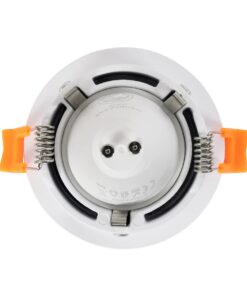 kelvo® OMICRON KLV-101-0035 Χωνευτό Φωτιστικό Downlight Σποτ για Λάμπα MR16 με Ντουί GU10 AC 220-240V IP20 – Λευκό Ματ – Μ8.5 x Π8.5 x Υ3cm / Q7.5cm