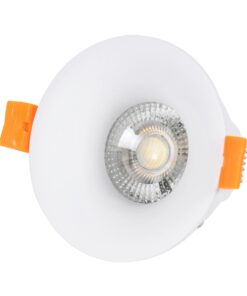 kelvo® OMICRON KLV-101-0035 Χωνευτό Φωτιστικό Downlight Σποτ για Λάμπα MR16 με Ντουί GU10 AC 220-240V IP20 – Λευκό Ματ – Μ8.5 x Π8.5 x Υ3cm / Q7.5cm