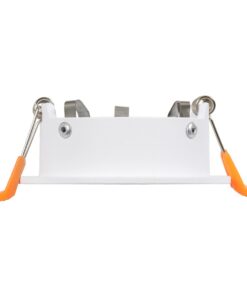 kelvo® OMICRON KLV-101-0035 Χωνευτό Φωτιστικό Downlight Σποτ για Λάμπα MR16 με Ντουί GU10 AC 220-240V IP20 – Λευκό Ματ – Μ8.5 x Π8.5 x Υ3cm / Q7.5cm