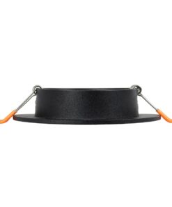 kelvo® OMEGA KLV-101-0036 Χωνευτό Κινούμενο Φωτιστικό Downlight Σποτ για Λάμπα MR16 με Ντουί GU10 AC 220-240V IP20 – Μαύρο Ματ – Μ10.5 x Π10.5 x Υ2.2cm / Q7.5cm