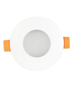 kelvo® KAPA KLV-101-0039 Χωνευτό Φωτιστικό Downlight Σποτ Μπάνιου για Λάμπα MR16 με Ντουί GU10 AC 220-240V Αδιάβροχο IP65 – Λευκό Ματ – Μ8.5 x Π8.5 x Υ4.2cm / Q7.5cm