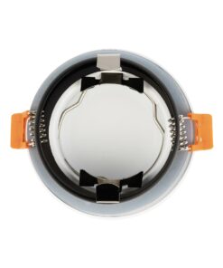 kelvo® KAPA KLV-101-0039 Χωνευτό Φωτιστικό Downlight Σποτ Μπάνιου για Λάμπα MR16 με Ντουί GU10 AC 220-240V Αδιάβροχο IP65 – Λευκό Ματ – Μ8.5 x Π8.5 x Υ4.2cm / Q7.5cm