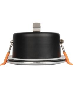 kelvo® KAPA KLV-101-0040 Χωνευτό Φωτιστικό Downlight Σποτ Μπάνιου για Λάμπα MR16 με Ντουί GU10 AC 220-240V Αδιάβροχο IP65 – Νίκελ Χρώμιο – Μ8.5 x Π8.5 x Υ4.2cm / Q7.5cm
