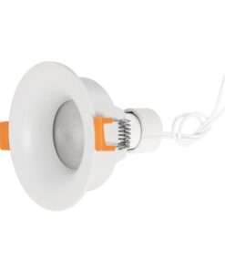 kelvo® LAMDA KLV-101-0045 Χωνευτό Φωτιστικό Downlight Σποτ Μπάνιου για Λάμπα MR16 με Ντουί GU10 AC 220-240V Αδιάβροχο IP65 – Λευκό Ματ – Μ8.5 x Π8.5 x Υ3.5cm / Q7.5cm