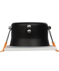 kelvo® EPSILON KLV-101-0048 Χωνευτό Φωτιστικό Downlight Σποτ Μπάνιου για Λάμπα MR16 με Ντουί GU10 AC 220-240V Αδιάβροχο IP65 – Λευκό Ματ – Μ8.5 x Π8.5 x Υ4.4cm / Q7.5cm x 7.5cm