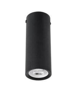 kelvo® DUCT KLV-101-0050 Φωτιστικό Downlight Σποτ για Λάμπα MR16 με Ντουί GU10 AC 220-240V IP20 – Μαύρο Ματ – Μ6 x Π6 x Υ15cm