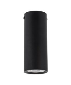 kelvo® DUCT KLV-101-0050 Φωτιστικό Downlight Σποτ για Λάμπα MR16 με Ντουί GU10 AC 220-240V IP20 – Μαύρο Ματ – Μ6 x Π6 x Υ15cm